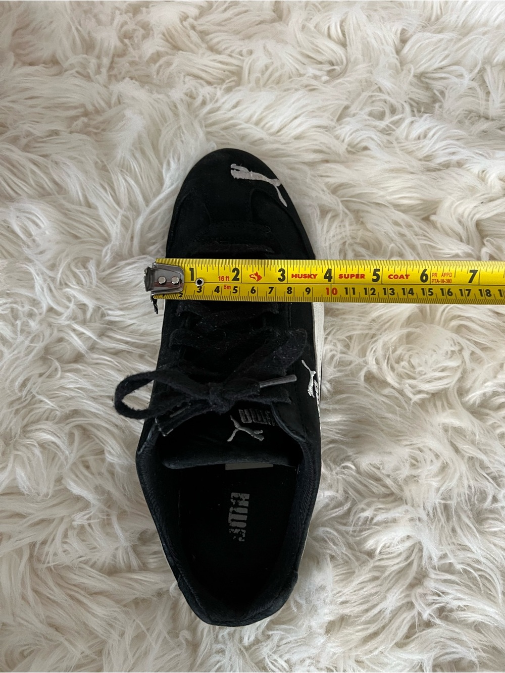 Puma Black Suede Sneakers – Men’s Size 10 (Approx.) – Classic Lace-Up Athletic - Picture 10 of 10
